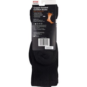 CVS Health Copper-Infused Crew Comfort Socks Unisex, 3 Pairs | Pick Up ...