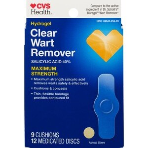 CVS Hydrogel Clean Wart Remover, 9 CT
