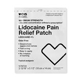 CVS Health Maximum Strength Lidocaine Pain Relief Patch, Medium, 5 CT, thumbnail image 3 of 5