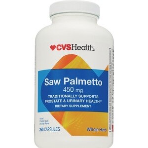 CVS Health - Saw Palmetto en cápsulas, 500 mg, 250 u.