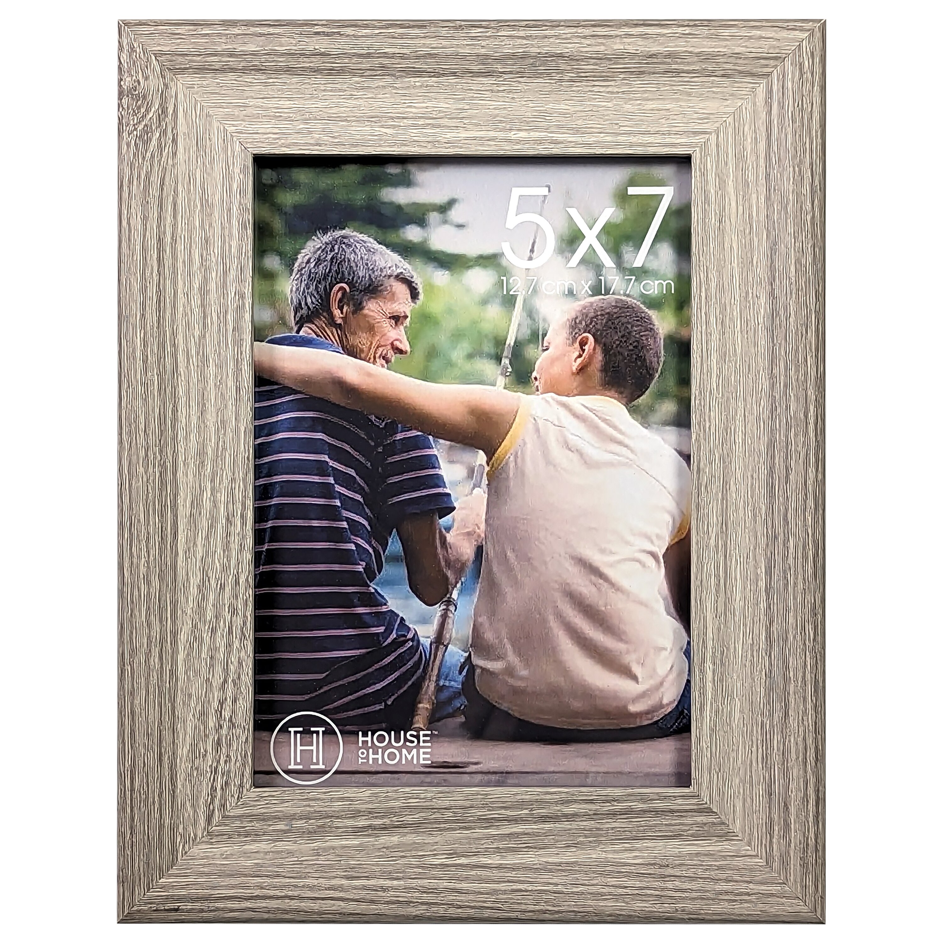 House To Home Grey Wood Picture Frame, 5x7 , CVS