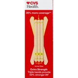 CVS Health Extra Strength Nasal Strips, Tan, 50 CT, thumbnail image 3 of 4