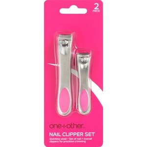 Equate Beauty Fingernail & Toenail Clippers, 2 Pack