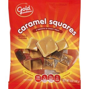  Gold Emblem Caramel Squares, 5 OZ 