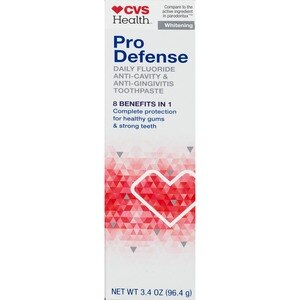  CVS Pro Defense Whitening Toothpaste 