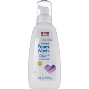  CVS Health Oil Control Foam Face Wash, 8 OZ 