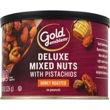 Gold Emblem Honey Roasted Deluxe Mixed Nuts with Pistachios, 8 oz, thumbnail image 1 of 4