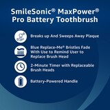 CVS Health SmileSonic MaxPower Pro Toothbrush, thumbnail image 4 of 7