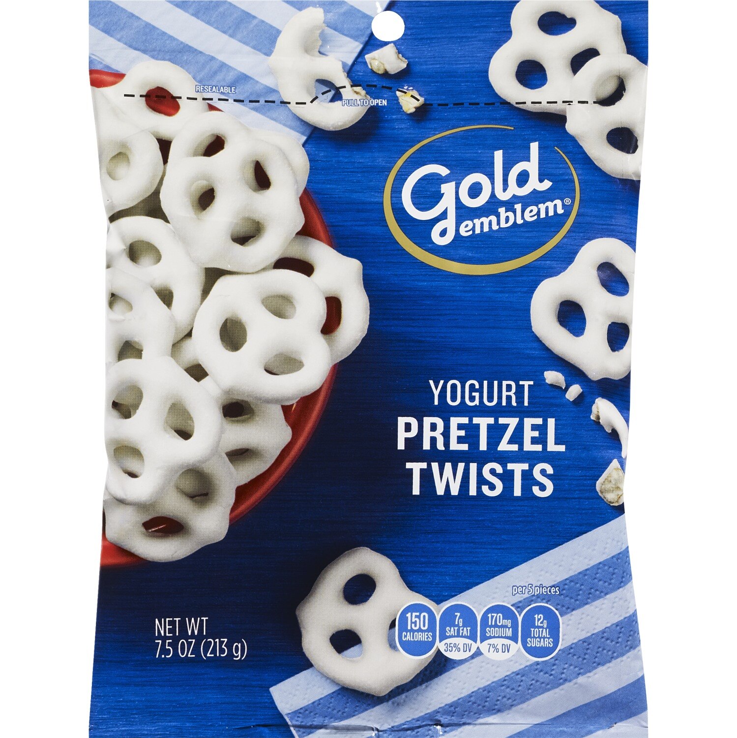 Gold Emblem Yogurt Pretzel Twists, 7.5 Oz , CVS