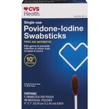 CVS Health Single-Use Povidone-Iodine Swabsticks First Aid Antiseptic, thumbnail image 1 of 1