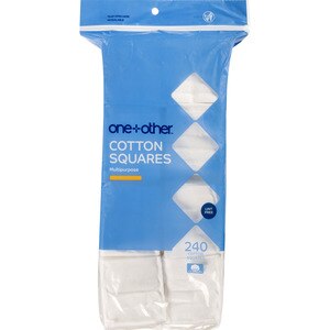 One+other Basic Cotton Squares, 240 Ct , CVS