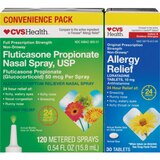 CVS Health 24HR Nasal Spray + Allergy Relief Loratadine HCl Combo Pack, thumbnail image 1 of 1