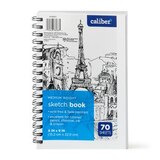 Caliber Sketch Book 9 In x 6 in, Medium Weight, 70 Sheets, thumbnail image 1 of 4
