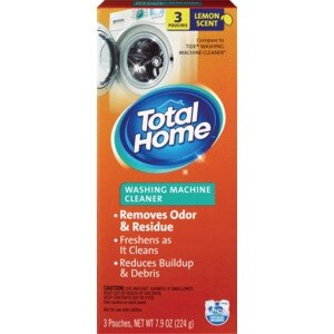  Total Home Washing Machine Cleaner Pouches, Lemon Scent 