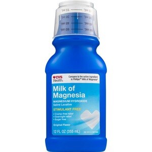 CVS Health Milk Of Magnesia Saline Laxative, Original Flavor, 12 fl oz