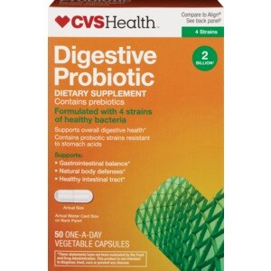 CVS Health Digestive Probiotic Capsules, 50 Ct