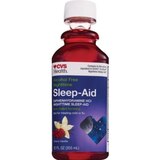 CVS Health Nighttime Sleep Aid Diphenhydramine HCI Liquid, Cherry Vanilla, 12 FL OZ, thumbnail image 2 of 2