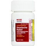 CVS Health Extra Strength Headache Relief Acetaminophen, Aspirin (NSAID) & Caffeine Geltabs, thumbnail image 5 of 5