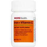 CVS Health Iron + Vitamin C Tablets, 60 CT, thumbnail image 5 of 5
