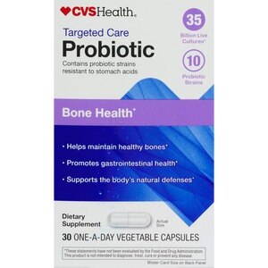 CVS Health Probiotic 50+ with Bone Health, 30 CT
