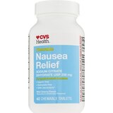 CVS Health Nausea Relief Chewable Tablets, Wild Cherry, 42 CT, thumbnail image 2 of 5