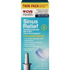 CVS Health Sinus Relief Twin Pack Bottles, 1 OZ