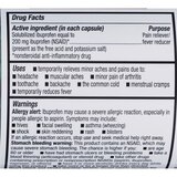 CVS Health Ibuprofen 200 MG Liquid Filled Mini Softgels, thumbnail image 5 of 6