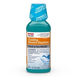  CVS Health Vapor Ice Daytime Severe Cold & Flu, 12 OZ 