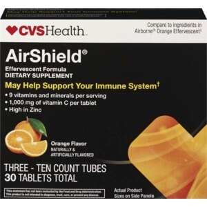 CVS Health Airshield Tablets, Orange, 30 CT
