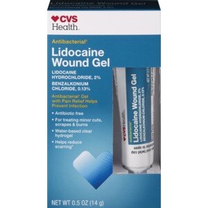 CVS Health Antibacterial Lidocaine Wound Gel, .5 OZ