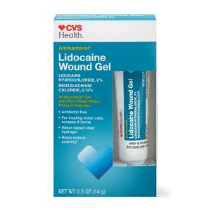  CVS Health Antibacterial Lidocaine Wound Gel, .5 OZ 