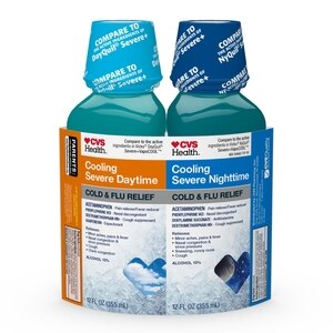CVS Health, Cooling Severe Cold & Flu Relief, 12 OZ