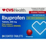 CVS Health Ibuprofen Pain Reliever Coated Tablets, 24 CT, thumbnail image 1 of 5