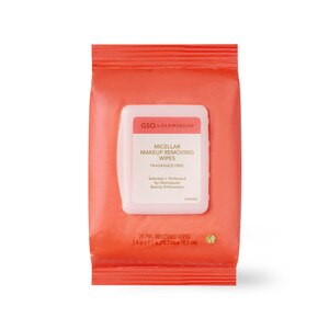 GSQ by GLAMSQUAD - Toallitas desmaquilladoras con agua micelar, sin fragancia, 25 u.