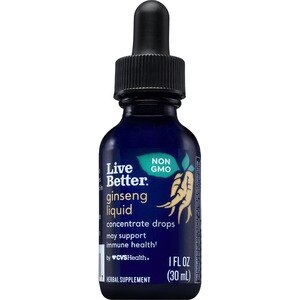 Live Better - Ginseng líquido, gotas concentradas, 1 oz