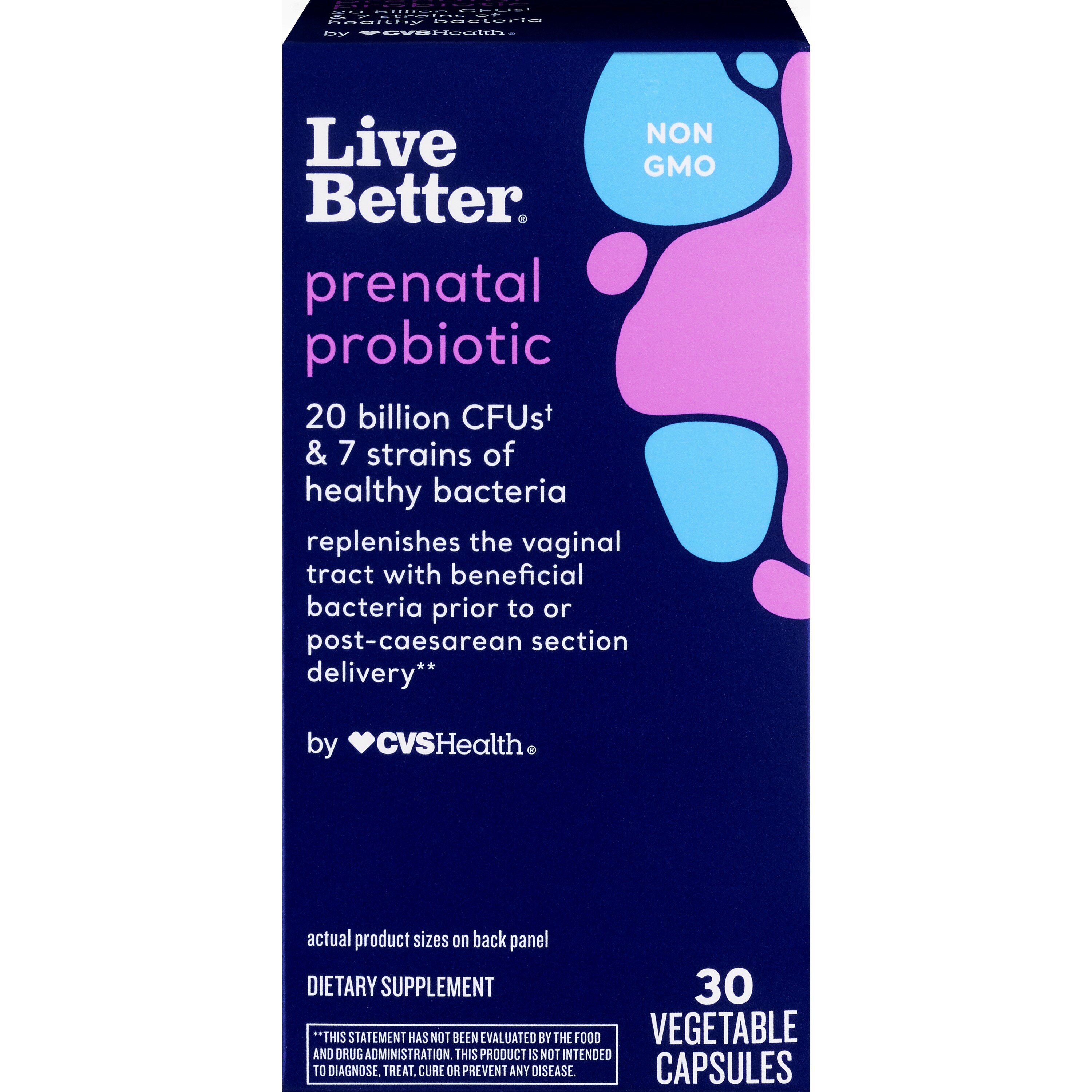 Live Better Prenatal Probiotic Capsules, 30 CT