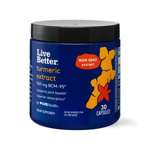 Live Better - Extracto de cúrcuma, 500 mg, 30 u.