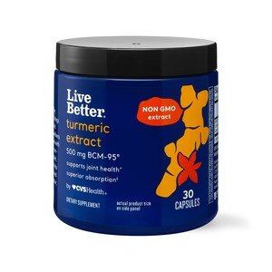 Live Better Turmeric Extract, 500mg, 30 CT