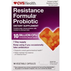 CVS Health Resistance Formula Probiotic Vegetable Capsules, 14 CT