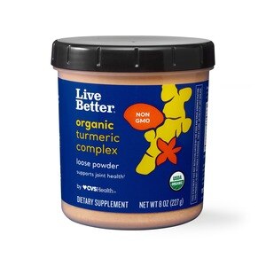 Live Better Organic Turmeric, Loose Powder, 8 OZ