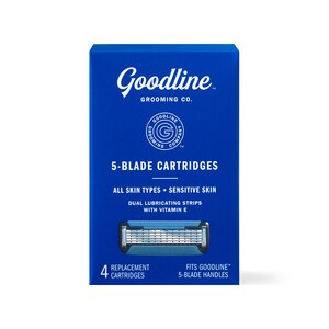 Goodline Grooming Co. 5-Blade Razor Blade Refills, 4 Ct , CVS