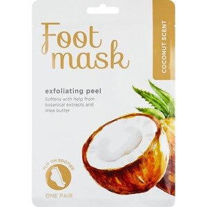 CVS Health Foot Mask, Exfoliating Peel, Coconut Scent, 1CT