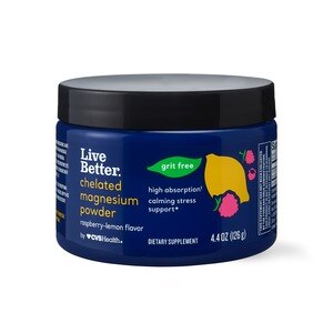 Live Better - Magnesio quelado en polvo, 4.4 oz