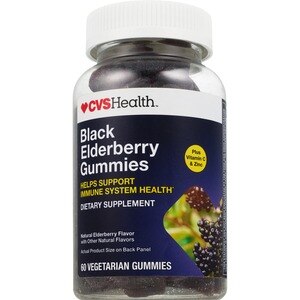 CVS Health Black Elderberry Gummies, 60 CT