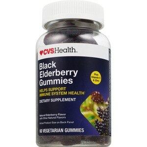 CVS Health Black Elderberry Gummies, 60 Ct