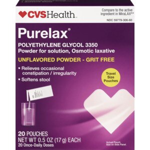  CVS Health Purelax Pouches, 20 CT 
