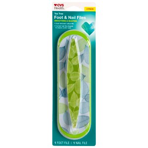  CVS Health Tea Tree Foot & Nail Files, 2 Pack 