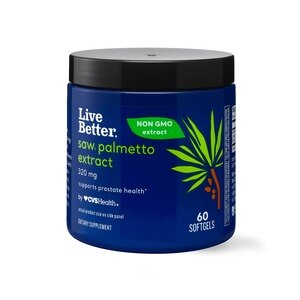  Live Better Saw Palmetto Extract, 320mg, 60 CT 
