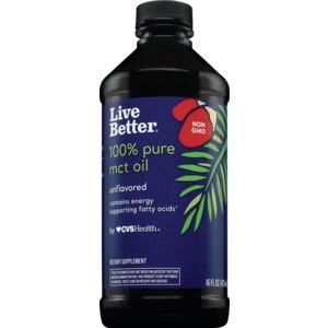 Live Better 100% Pure MCT Oil Unflavored, 16 Oz , CVS