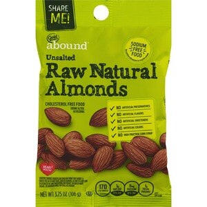 Gold Emblem Abound - Almendras naturales crudas sin sal, 3.75 oz